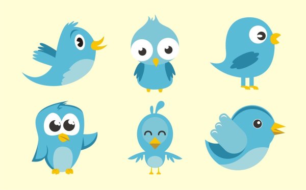 Птичка вектор