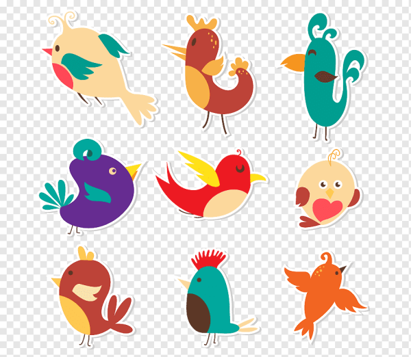 Векторные изображения птиц