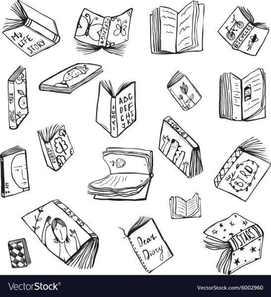 Маленькая книжка в черно белом