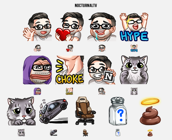 Смайлики на твиче