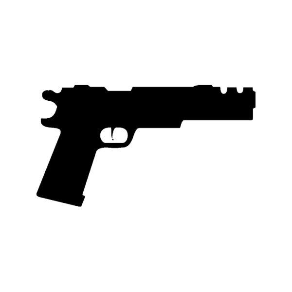 Трафарет пистолета