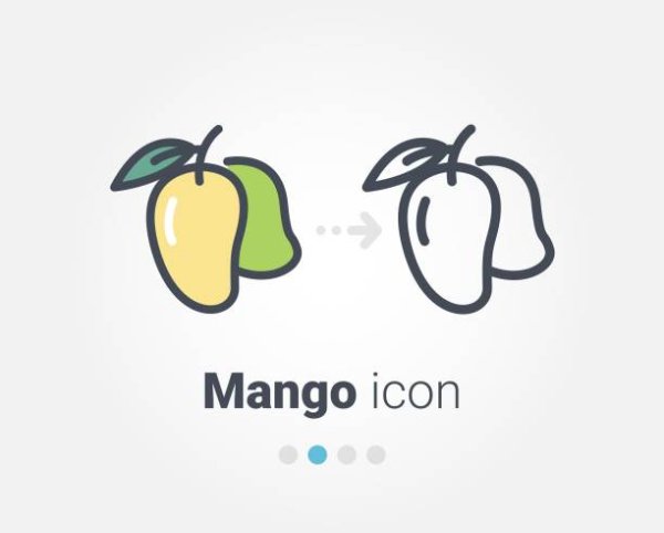 Наклейки манго