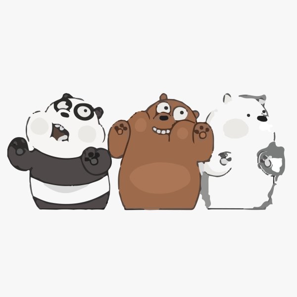 Наклейки вся правда о медведях