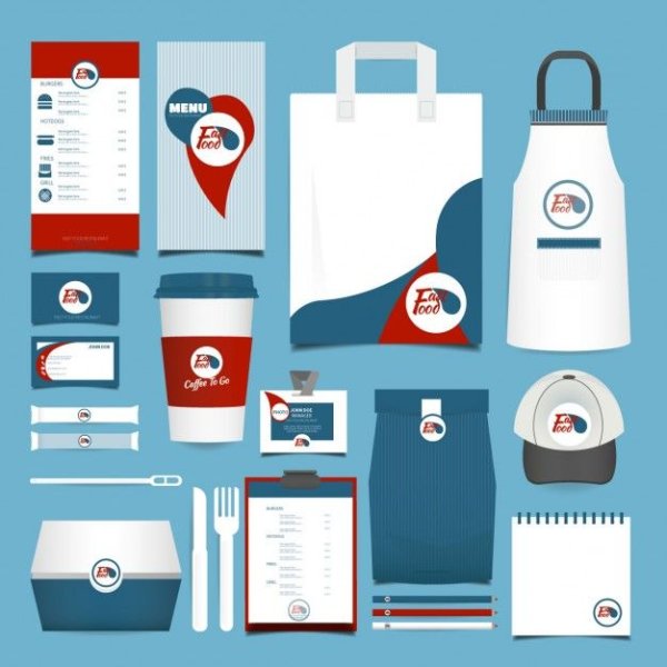 Фирменный стиль шаблон набора