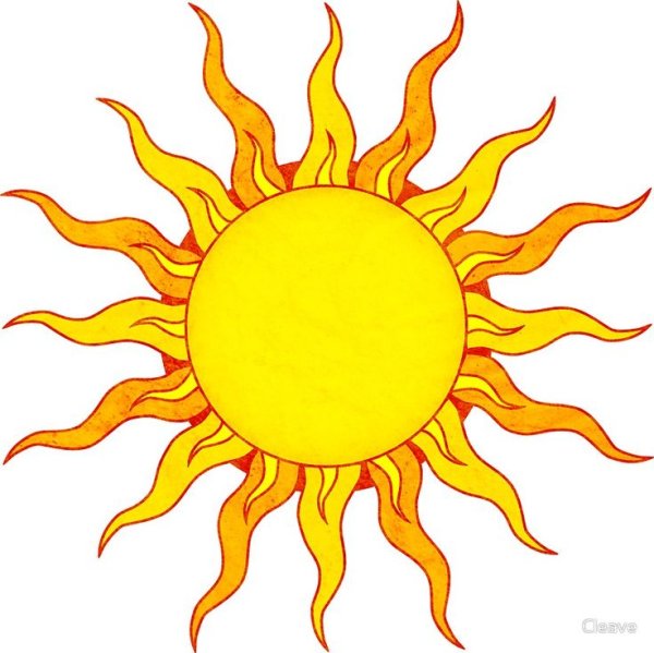 Символическое изображение солнца
