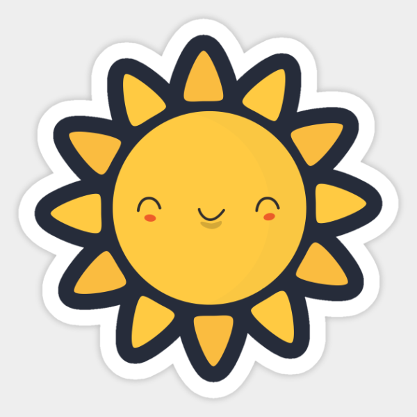 Солнце стикер
