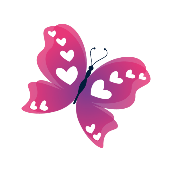 Бабочка с надписью эскиз