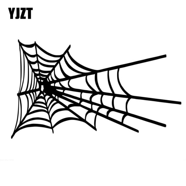 Наклейки на машину паутина