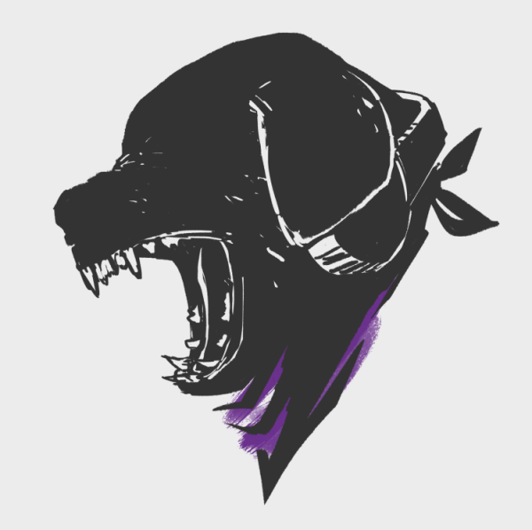 Monstercat рисунок карандашом