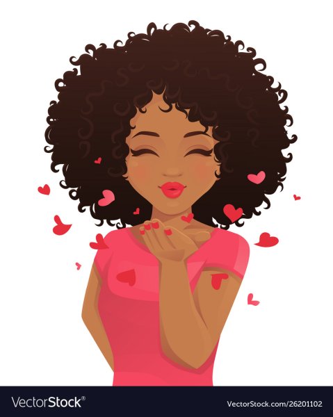 Воздушный поцелуй вектор