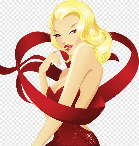 Девушка векторный клипарт