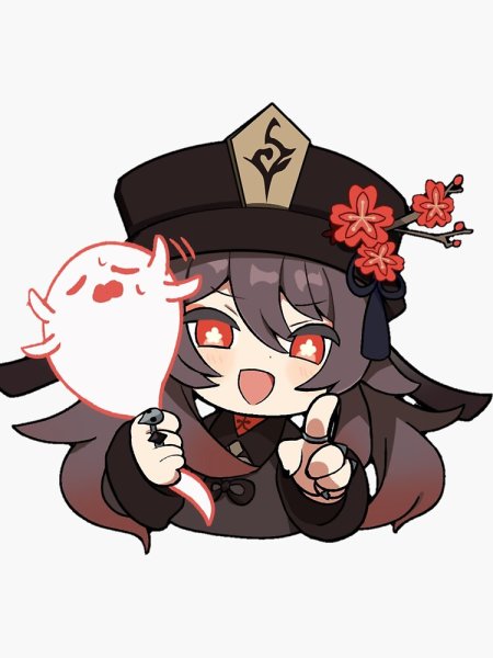 Ху Тао Геншин Чиби Стикеры