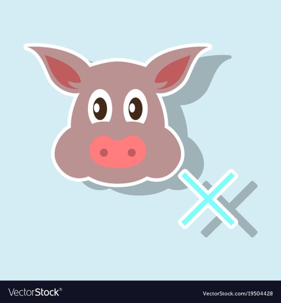 ЭМОДЖИ Смайл свинья