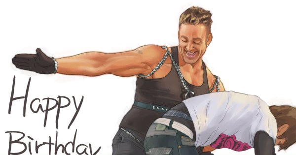 Открытка в стиле гачимучи