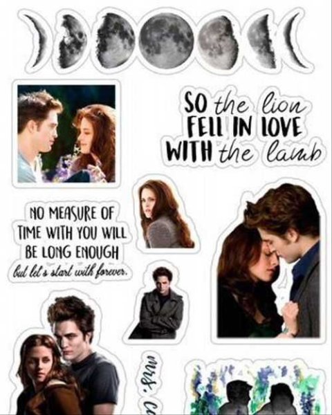 Картинки для наклеек Сумерки