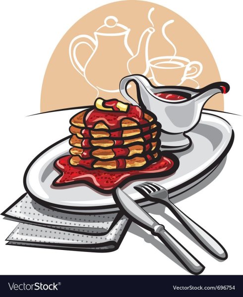 Панкейки вектор