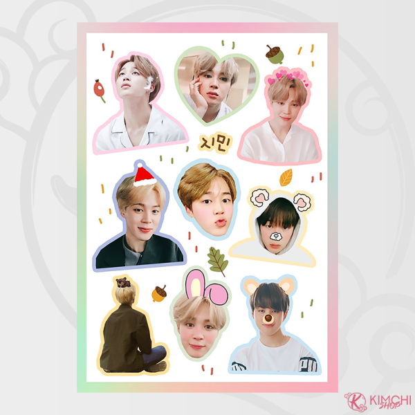 Наклейки БТС Чимин