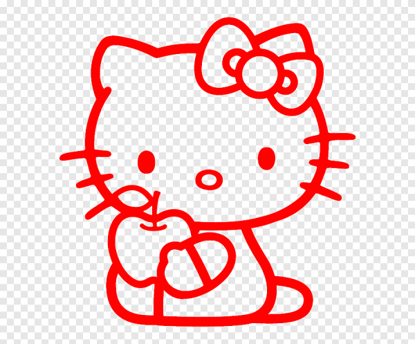 Hello Kitty прозрачная