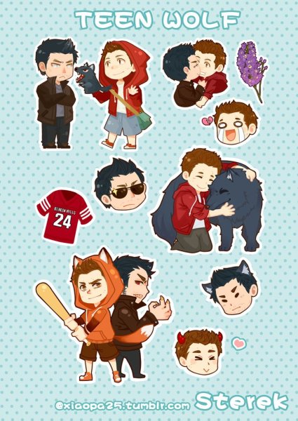 Стикеры Волчонок сериал