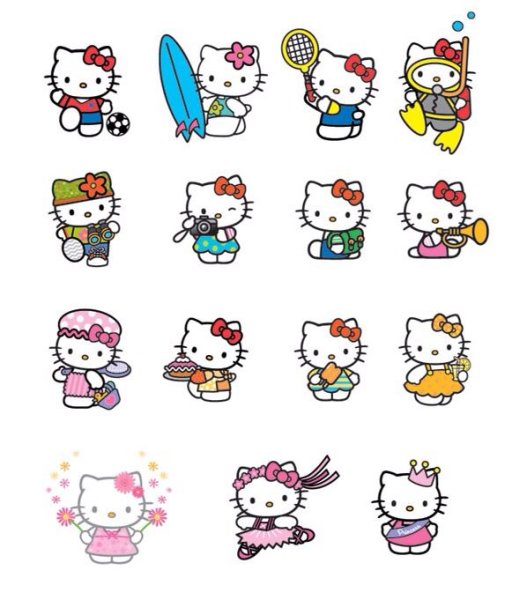 Маленький рисунок Хелло Китти