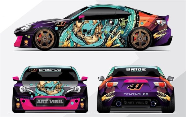 Развертка винила на 180sx