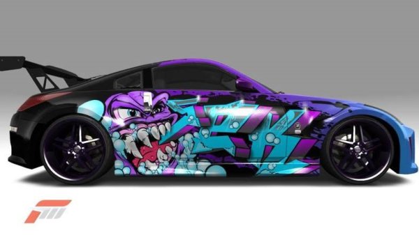 Винилы на Nissan 350z дрифт Парадайс