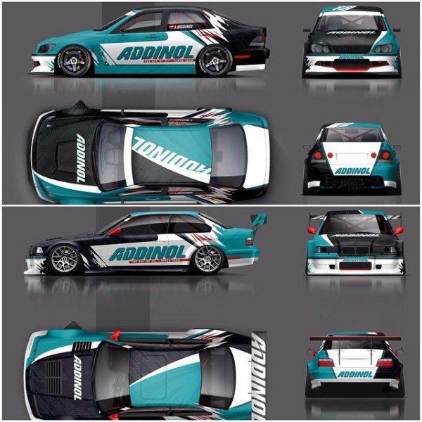 Toyota Altezza livery развёртка