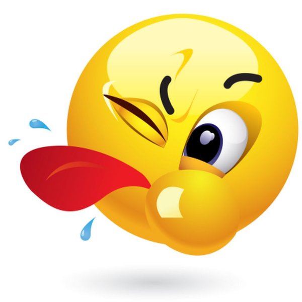 Смайлик показывает язык