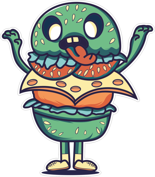 Монстрики (с наклейками)