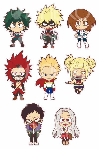 Наклейки my Hero Academia