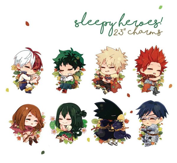 Моя геройская Академия герои Чиби