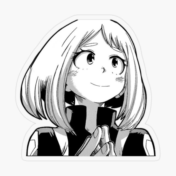 Аниме моя геройская Академия чёрно белое