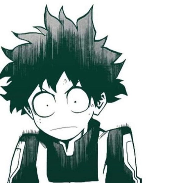 Моя геройская Академия Мидория чоно белая