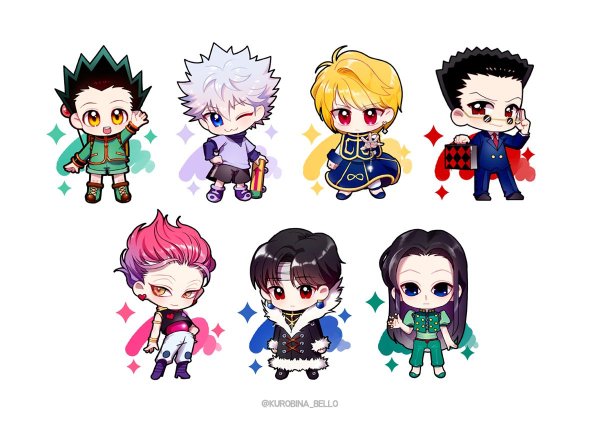 Персонажи Хантер Хантер Чиби