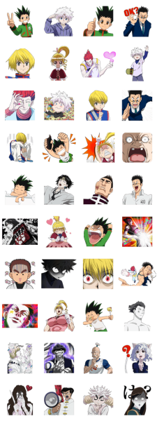 Наклейки аниме Хантер х Хантер