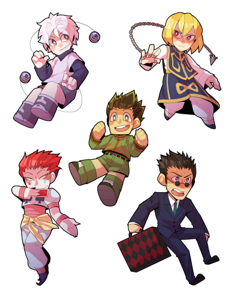 Стикеры Хантер х Хантер Хисока