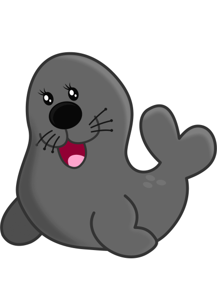 Морские котики мультяшные