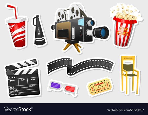 Наклейки кинотеатр