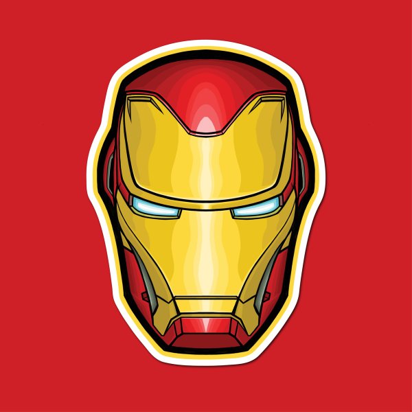 Наклейки Железный человек