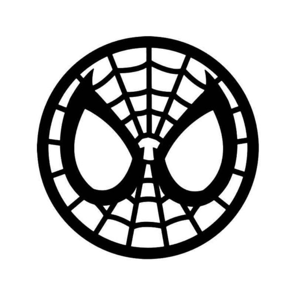 Человек паук значок героя