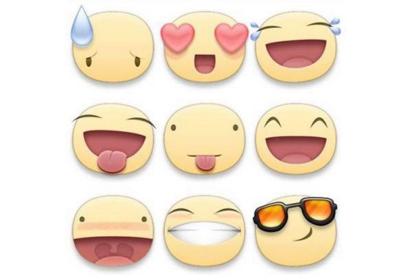 Разнообразие смайликов в айфоне