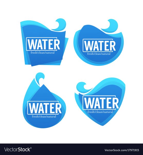 Наклейка вода