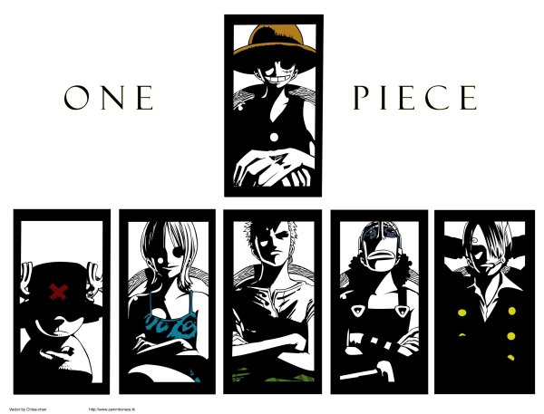 One piece наклейки