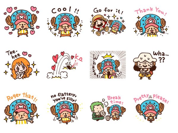 Ван Пис Стикеры