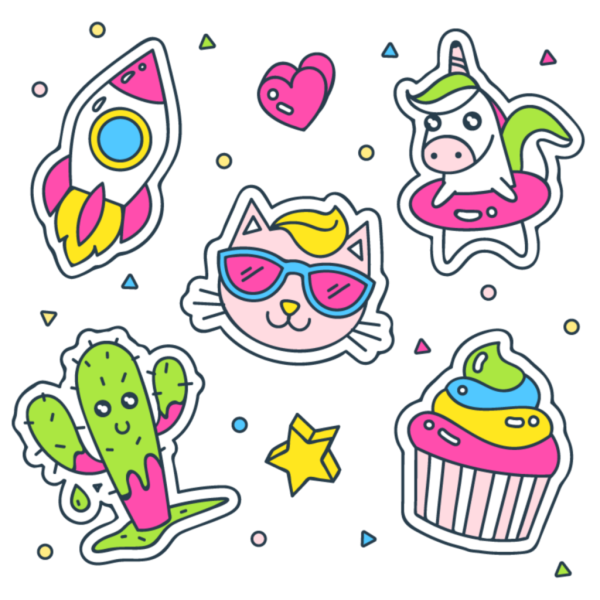 Стикеры для срисовки