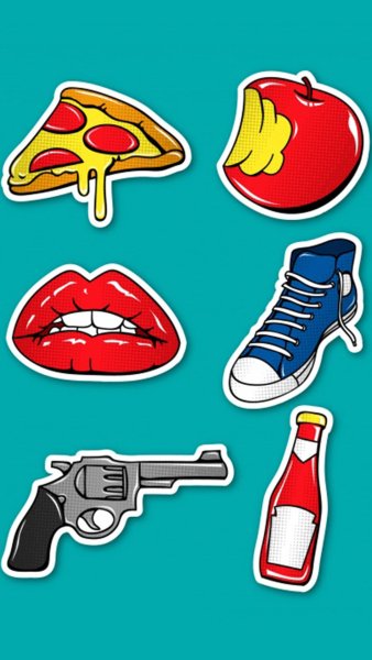 Классные наклейки