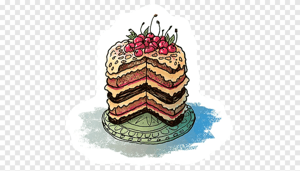 Стикер тортик