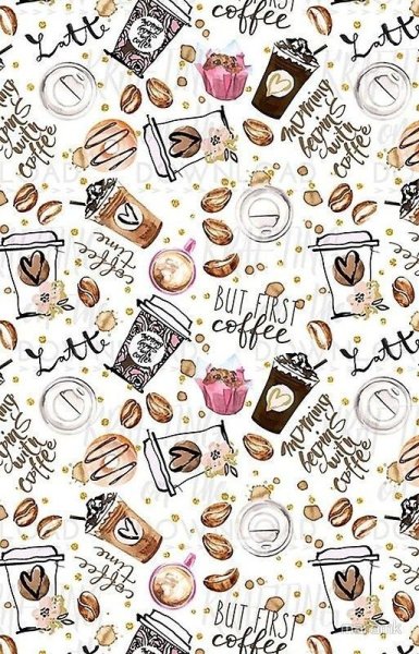 Фон для меню кофейни