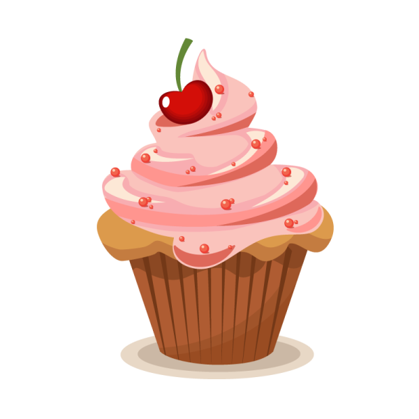 Мультяшные тортики и пироженки