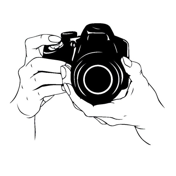 Логотип фотографа с фотоаппаратом